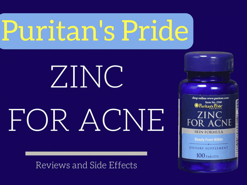 puritan's pride zinc for acne