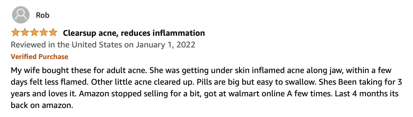 acne pills review