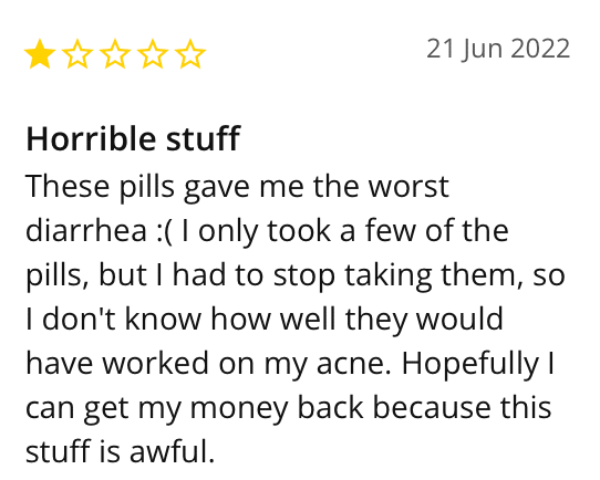 gramright acne pill reviews